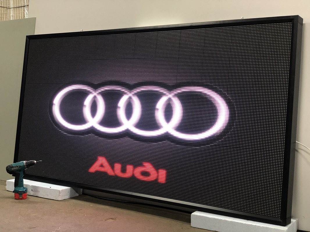 P4 LED video sign (Height - 96 cm). Prices from