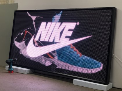 P2,5 LED video sign (Height - 96 cm). Prices from