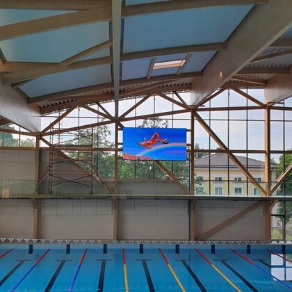 Swimming pool LED screen