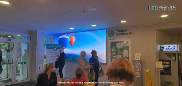 Digitālā informacijas tablo, VCA poliklīnika Jūgla , Rīga
