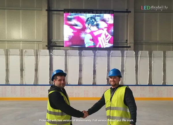 LEDUS HALLE,  Daugavas stadions, LED VIDEO EKRĀNS