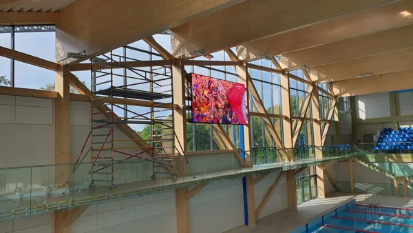  Swimming pool LED screen